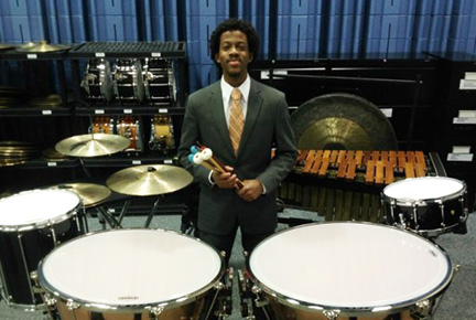 photo of man with percussion instruments