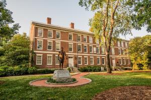 Historical building on campus called Old College which houses the administrative offices for Franklin College