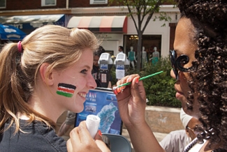 two some face painting 