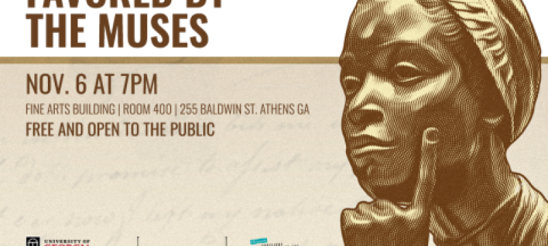 graphic with text and image of woman statue