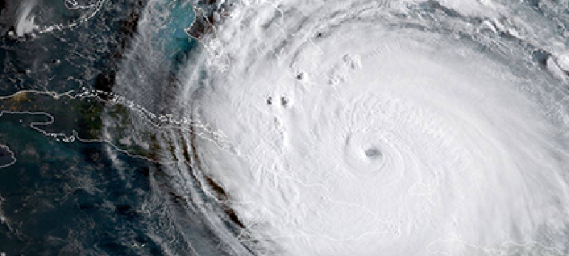 hurricane satellite image