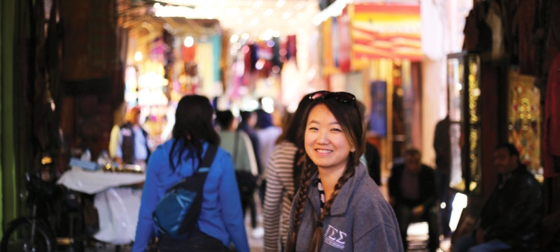 photo of woman in the medina