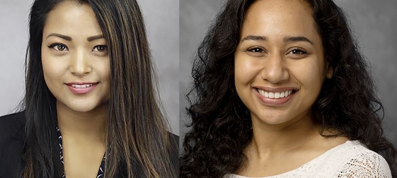 headshots of two women