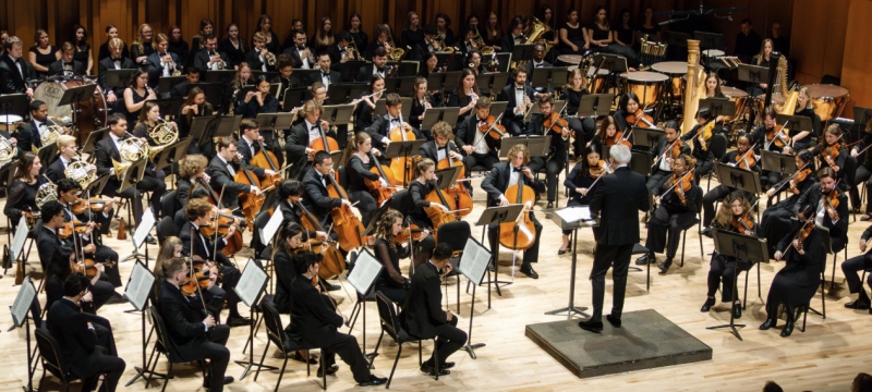 orchestra performing