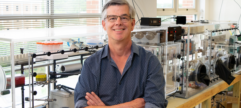 photo of man in laboratory