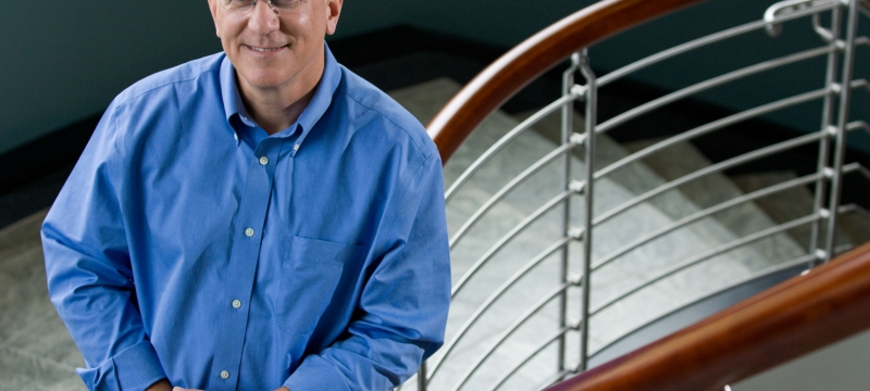 photo of man on stair case