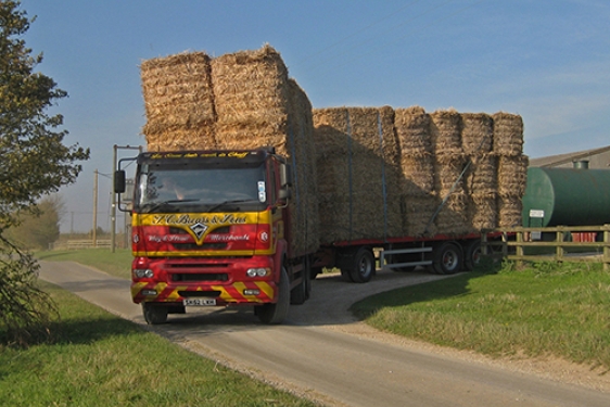 transporting miscanthus